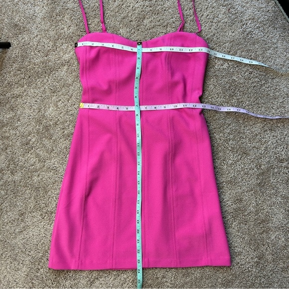 Abercrombie & Fitch Corset Clasp-Back Spaghetti Strap Pink Mini Dress Size Small - Picture 14 of 16